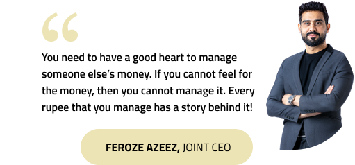 Message from Feroze Azeez, Joint CEO